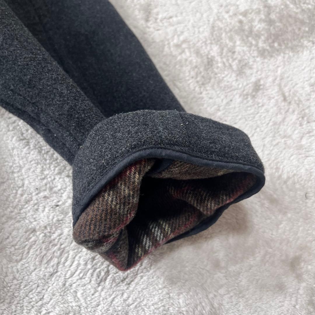 King様専用 イーストボーイ カシミヤ混 ダッフルコート チェック M