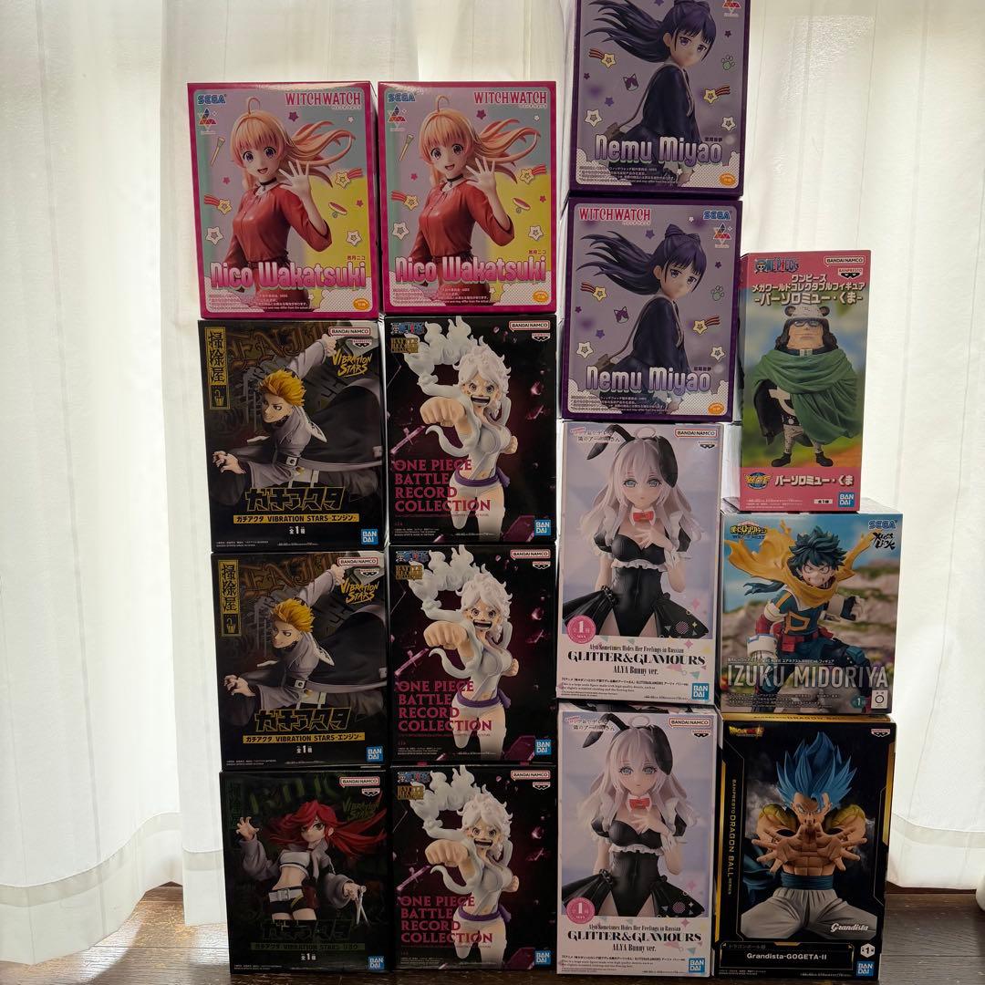 フィギュアまとめ売り　ワンピース　ガチアクタ アーリャ　ヒロアカ　ドラゴンボール