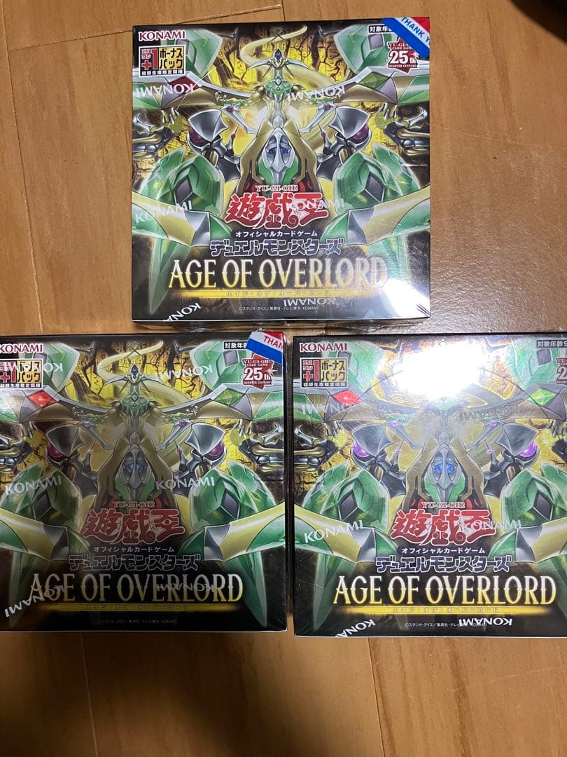 AGE OF OVERLORD 未開封　シュリンク付き　3BOX