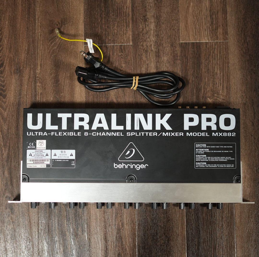 配信機器・PA機器・レコーディング機器 BEHRINGER MX882 ULTRALINK PRO BEHRINGER ( ベリンガー ) MX882 Ultralink Pro スプリッター/ミキサー