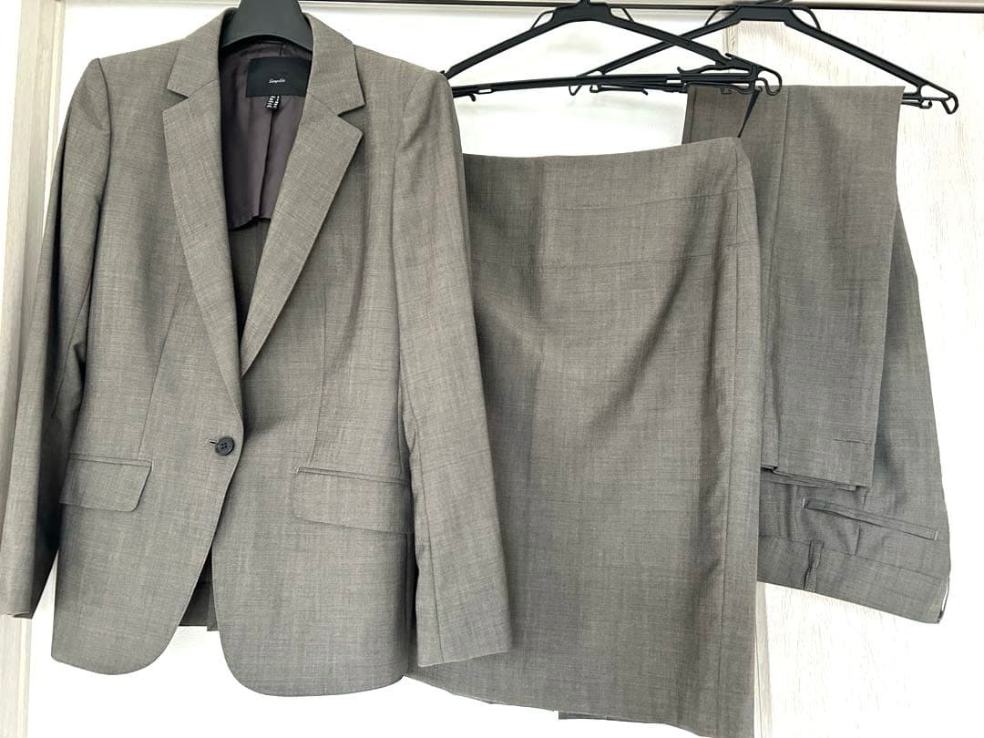 ICB 美品　グレー　3点セット　ジャケット　スカート　パンツ　11号9号 楽天市場】セットアップ（ブランドICB）（レディースファッション）の通販