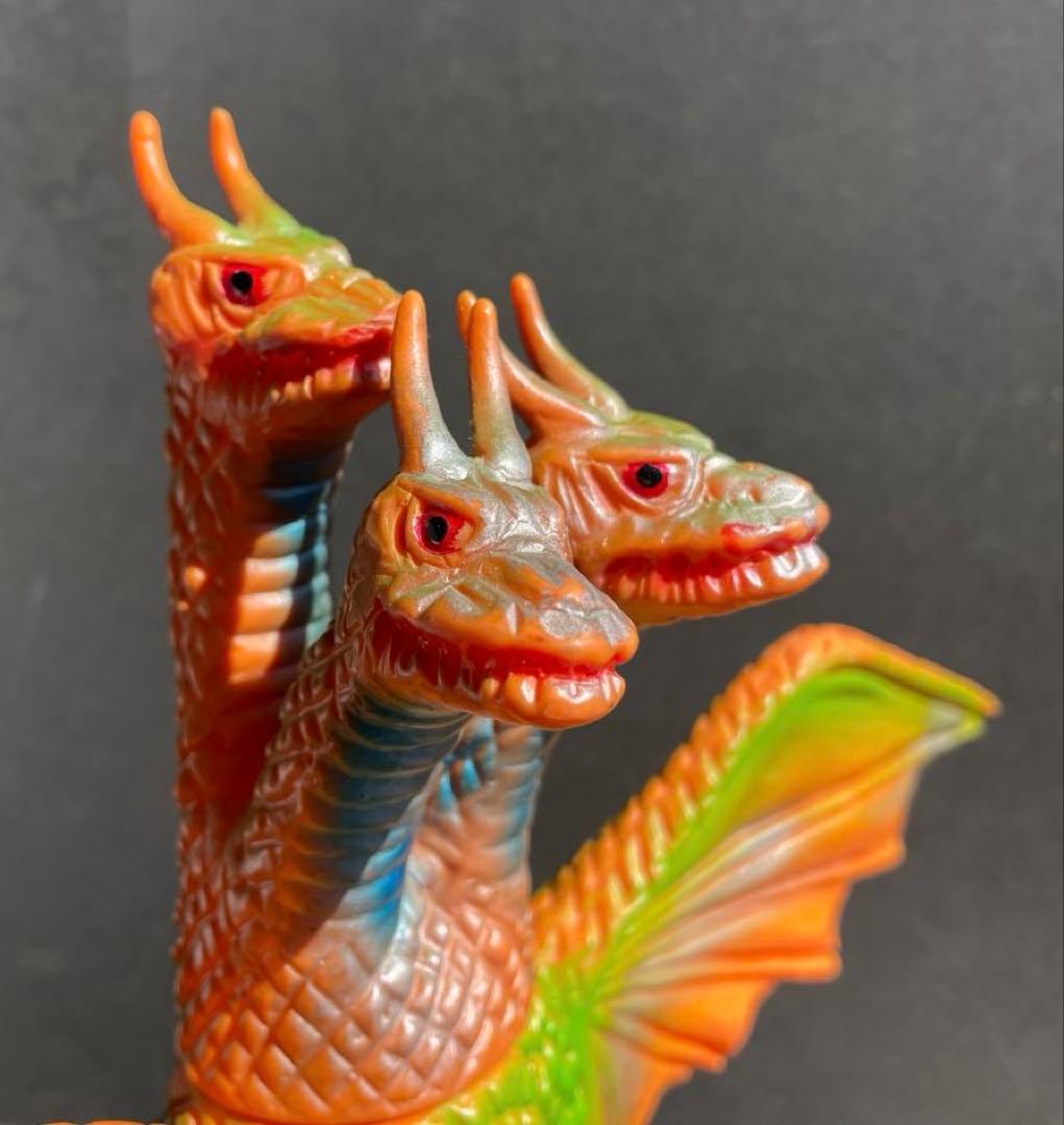 ブルマァク　ゴジラ怪獣　キングギドラ　スタンダードサイズ　開封品 完全新規造形のキングギドラや人気カラー「ゴジラブルー」となった