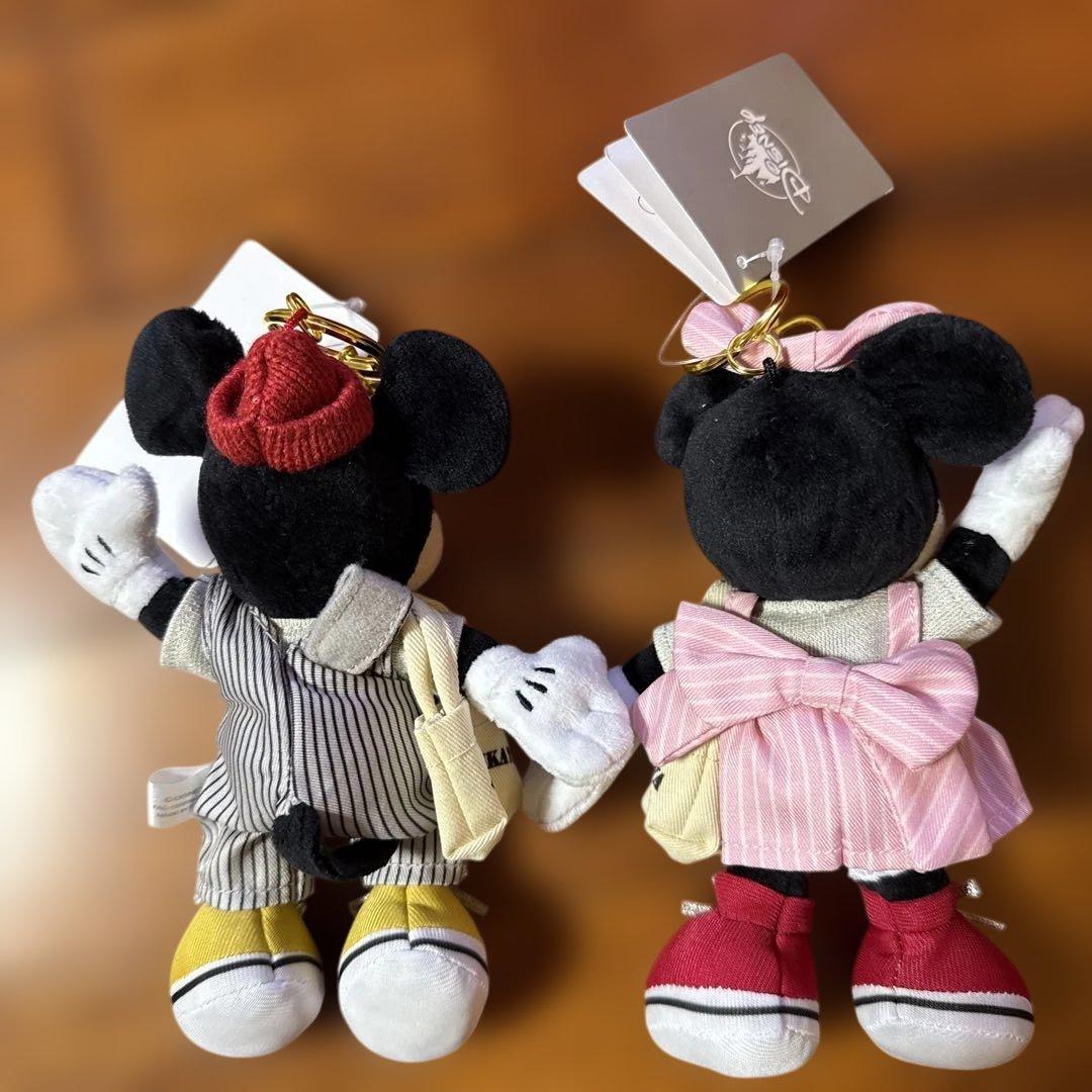 ディズニーストア 立川立飛限定 ミッキー＆ミニー キーホルダー