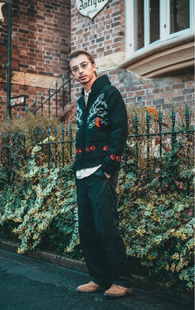 TENDERLOIN テンダーロイン カウチン ニット セーター - メルカリ