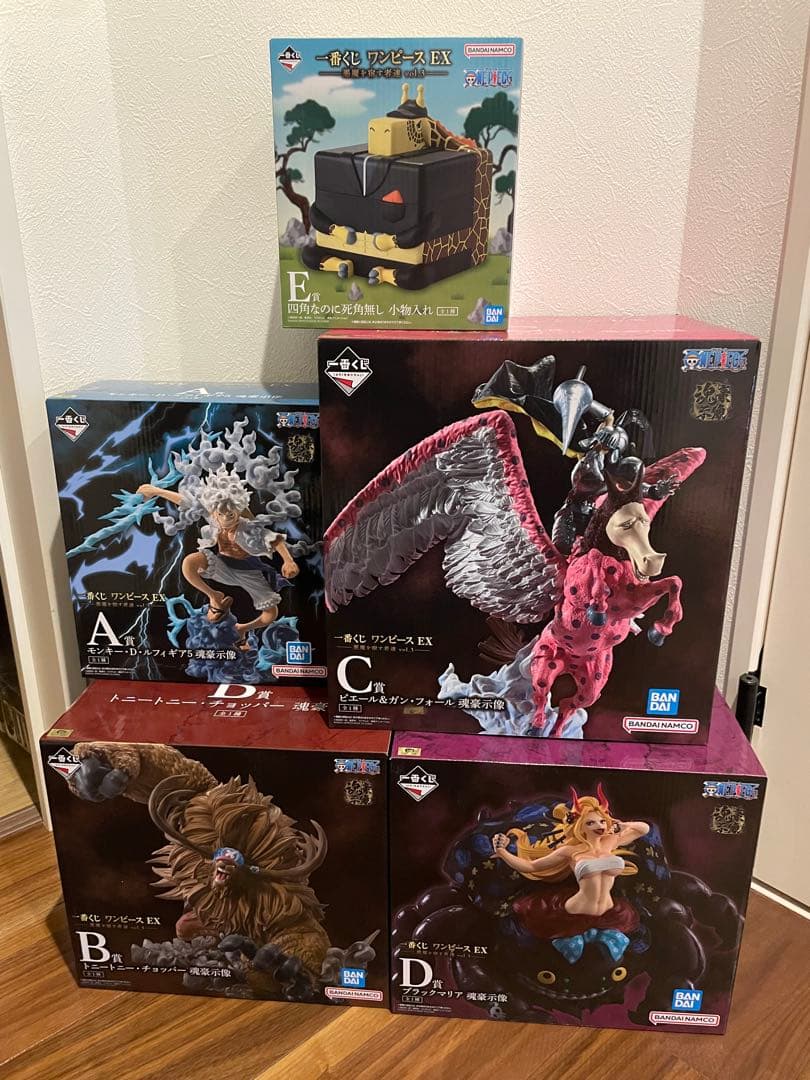 新品 一番くじ ワンピースEX 悪魔を宿す者達　フィギュア　コンプリートセット