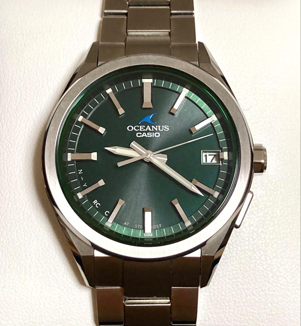 美品！希少！グリーン OCEANUS オシアナス OCW-T200S-3AJF