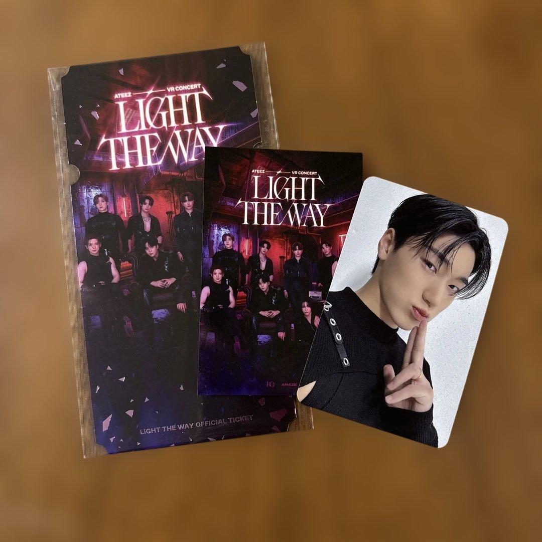 ATEEZ アチズVR 映画 LIGHT THE WAY 入場特典 トレカ サン - メルカリ