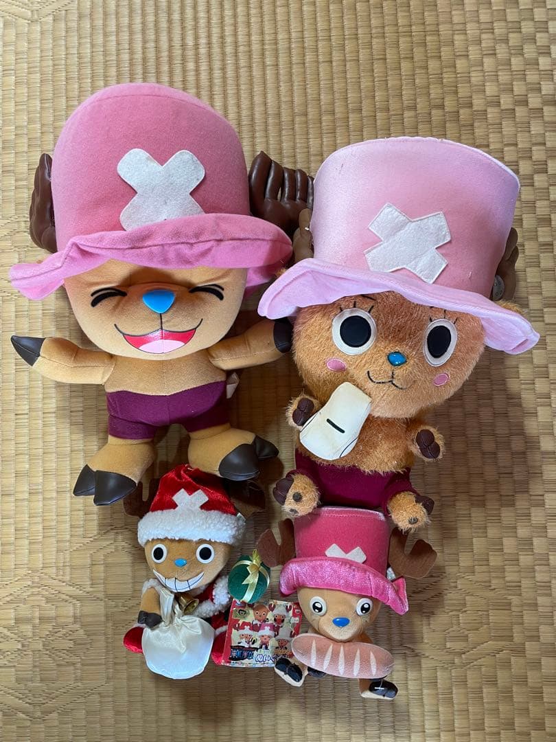 【ワンピース】トニートニー・チョッパー ぬいぐるみセット4体 STUFFED Collection ワンピース ぬいぐるみ トニートニー・チョッパー