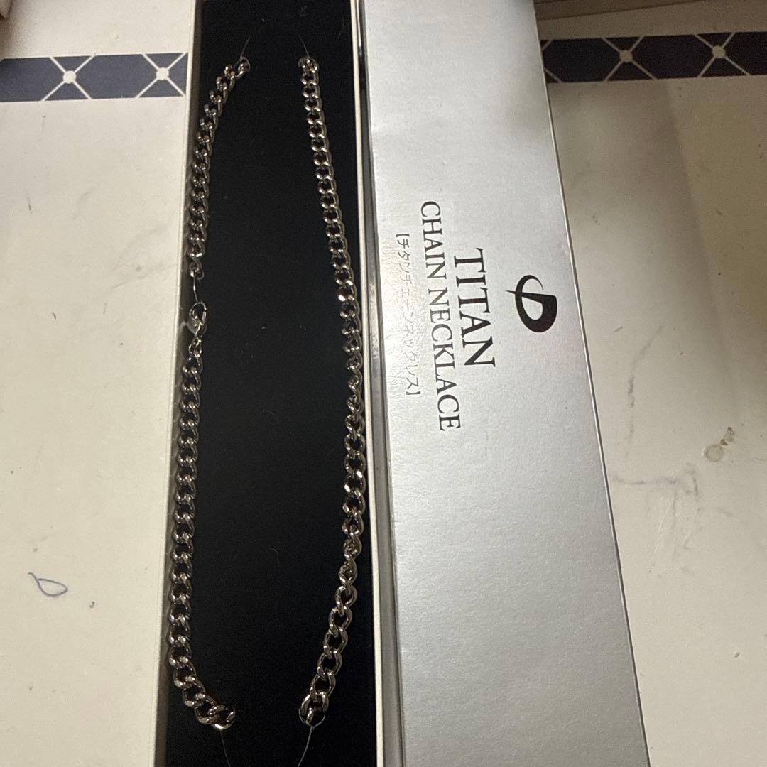 内田悠二専用★ファイテン チタンチェーンネックレス 40cm