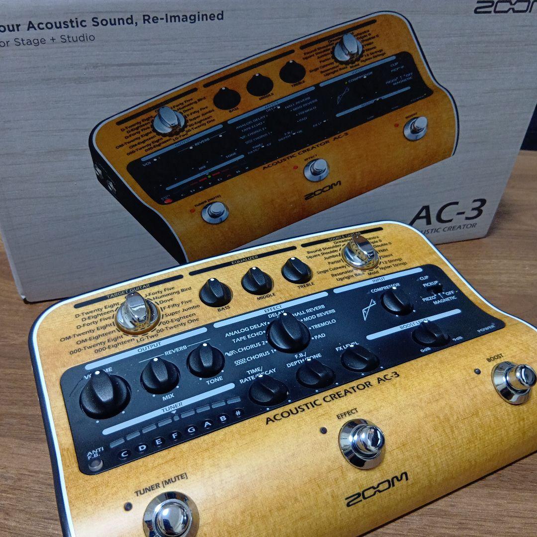 ギター ZOOM AC-3 ACOUSTIC CREATOR