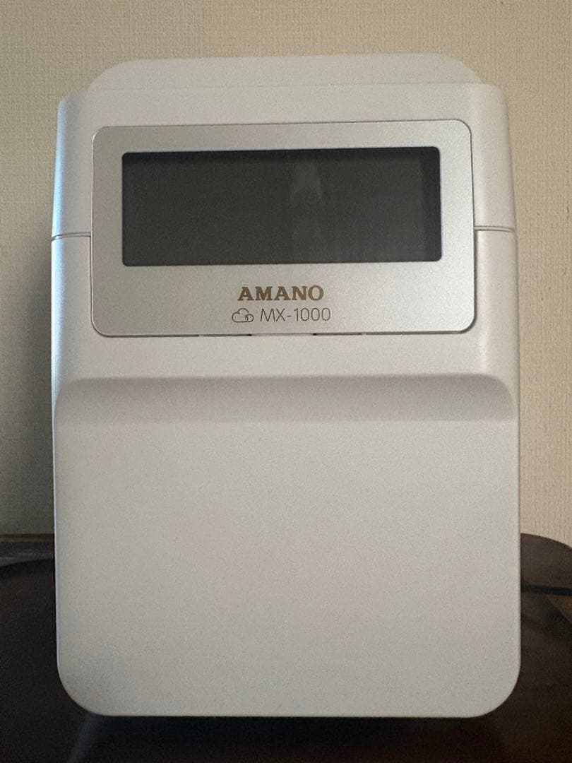 タイムレコーダーMX-1000と 新品未開封の12人用カードラックをセットで出品