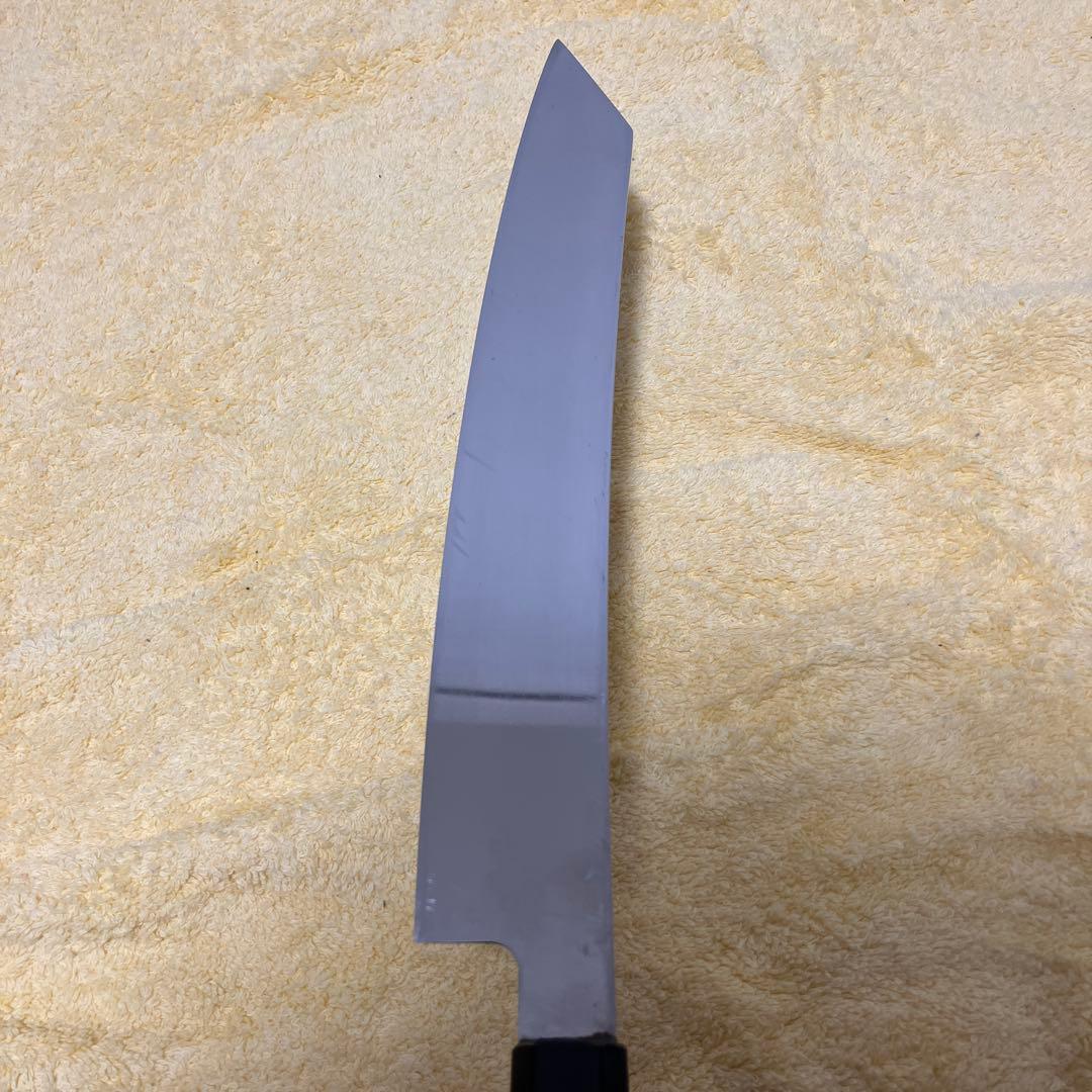 ⑦切付尺寸　花梨瘤　銀巻　鏡面　本焼