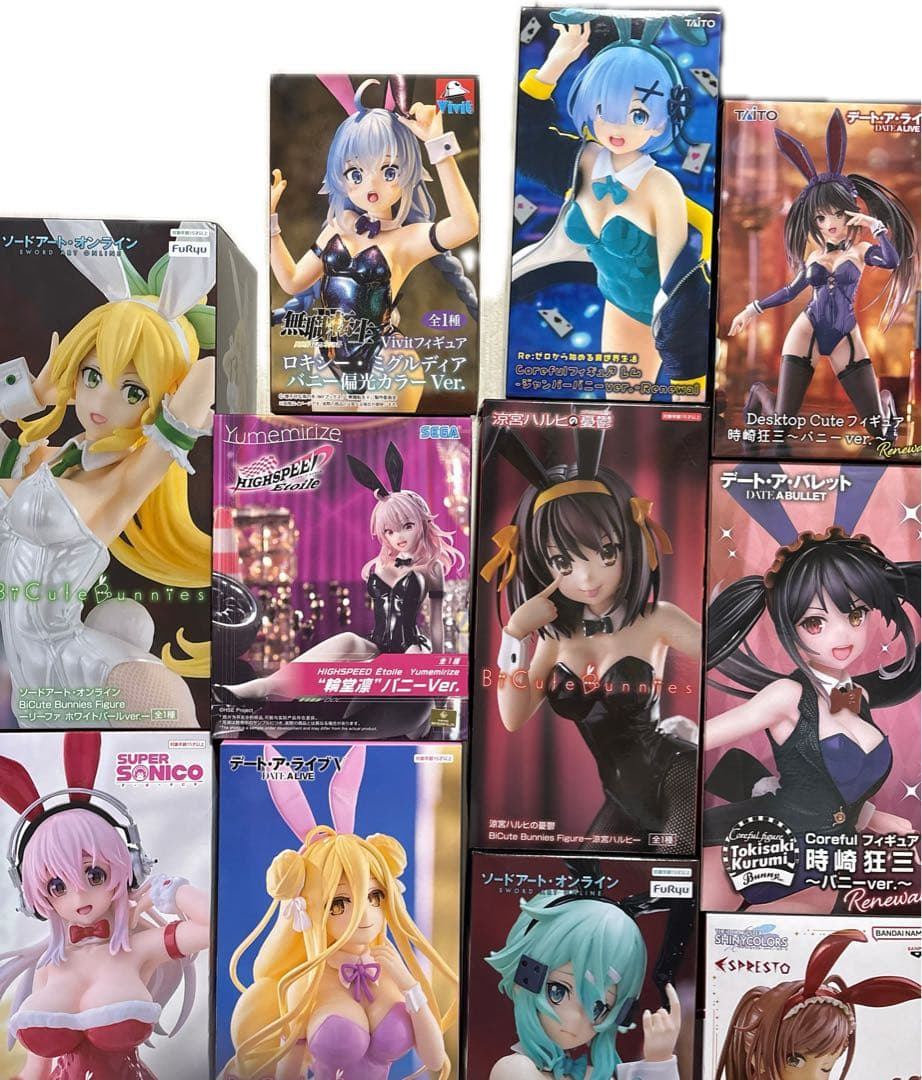 バニー　フィギュア　まとめ売り　15体
