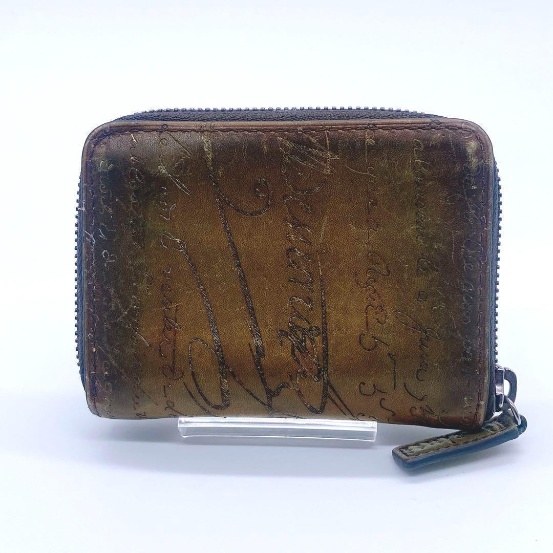 Berluti ワパ レザー ケース　カリグラフィ　ラウンドジップ　メンズ