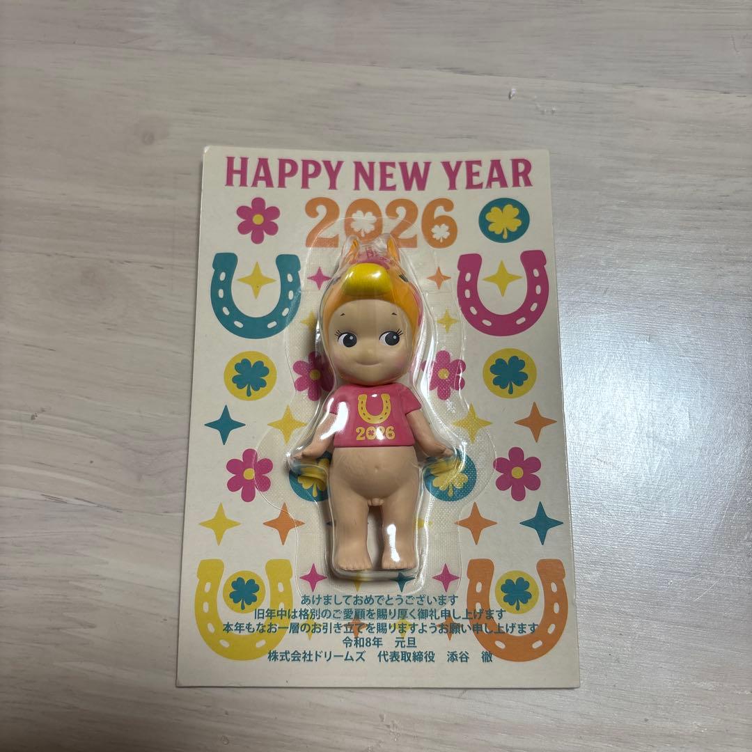 新品未開封 Sonny Angel ソニーエンジェル 年賀状 2026 馬 午年