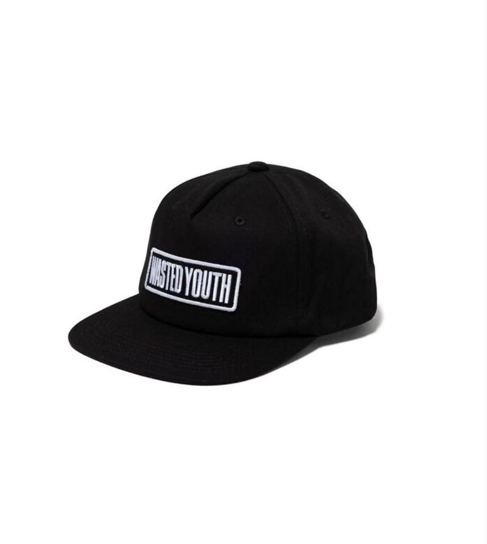 WASTED YOUTH 5 PANEL SNAPBACK CAP ブラック - メルカリ