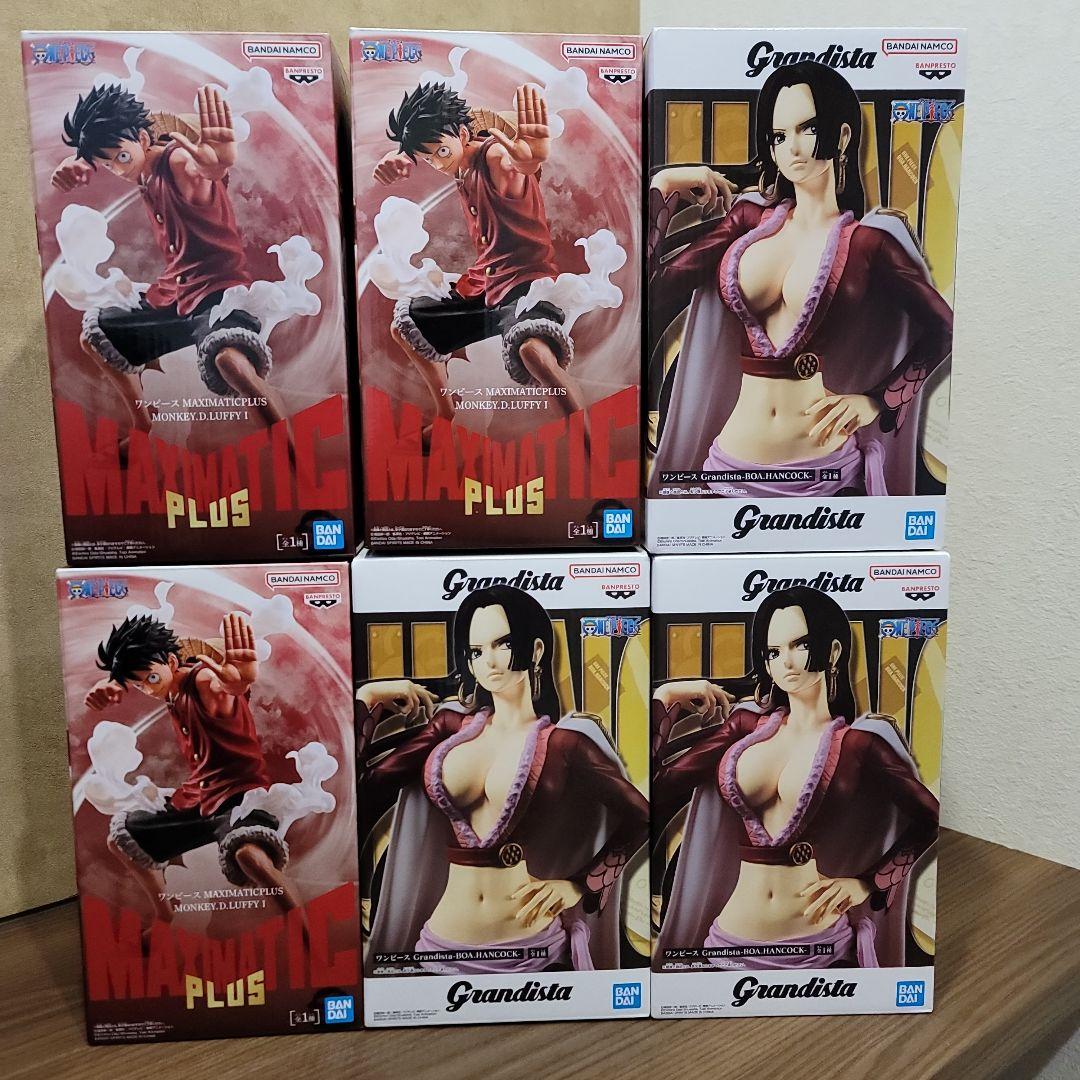 ワンピース フィギュアセット ルフィ ボア・ハンコック 6体セット