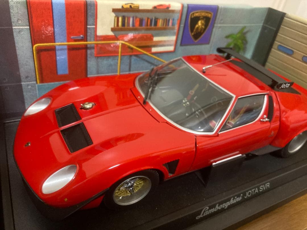 1/18 京商 ランボルギーニ イオタ 赤 初回生産品 JOTA 塗装一部劣化有