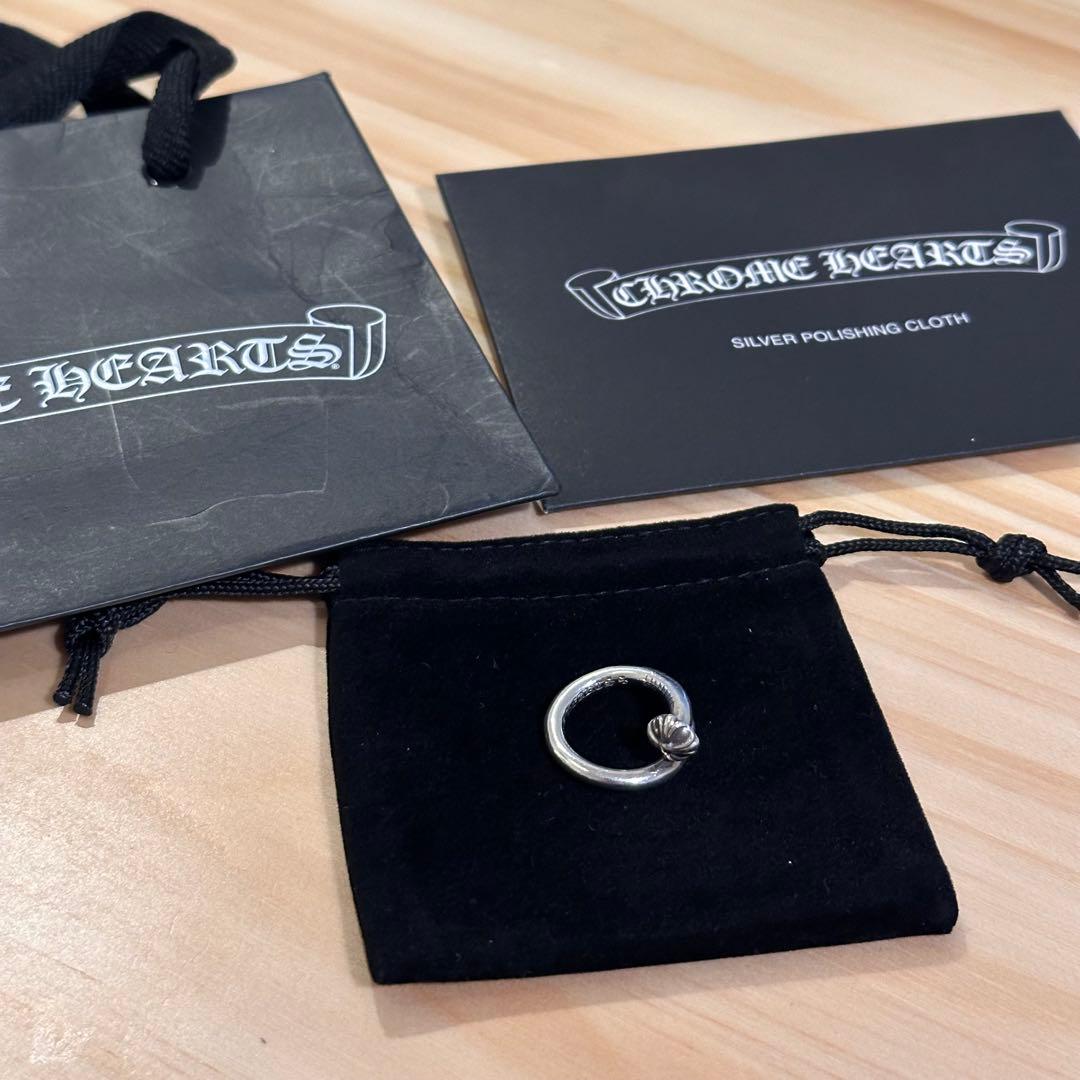 【 正規品 】 クロムハーツ ネイルリング クロスボール 10号