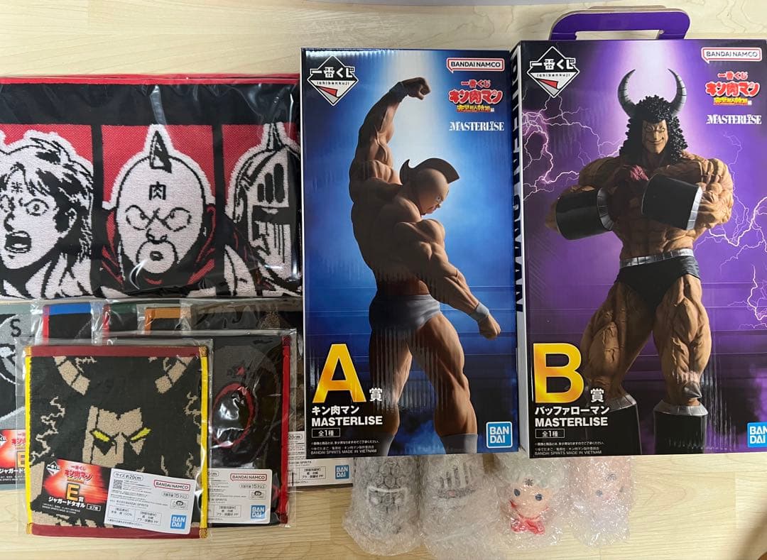 一番くじ キン肉マン A賞 キン肉マンB賞 バッファローマン フィギュアほか