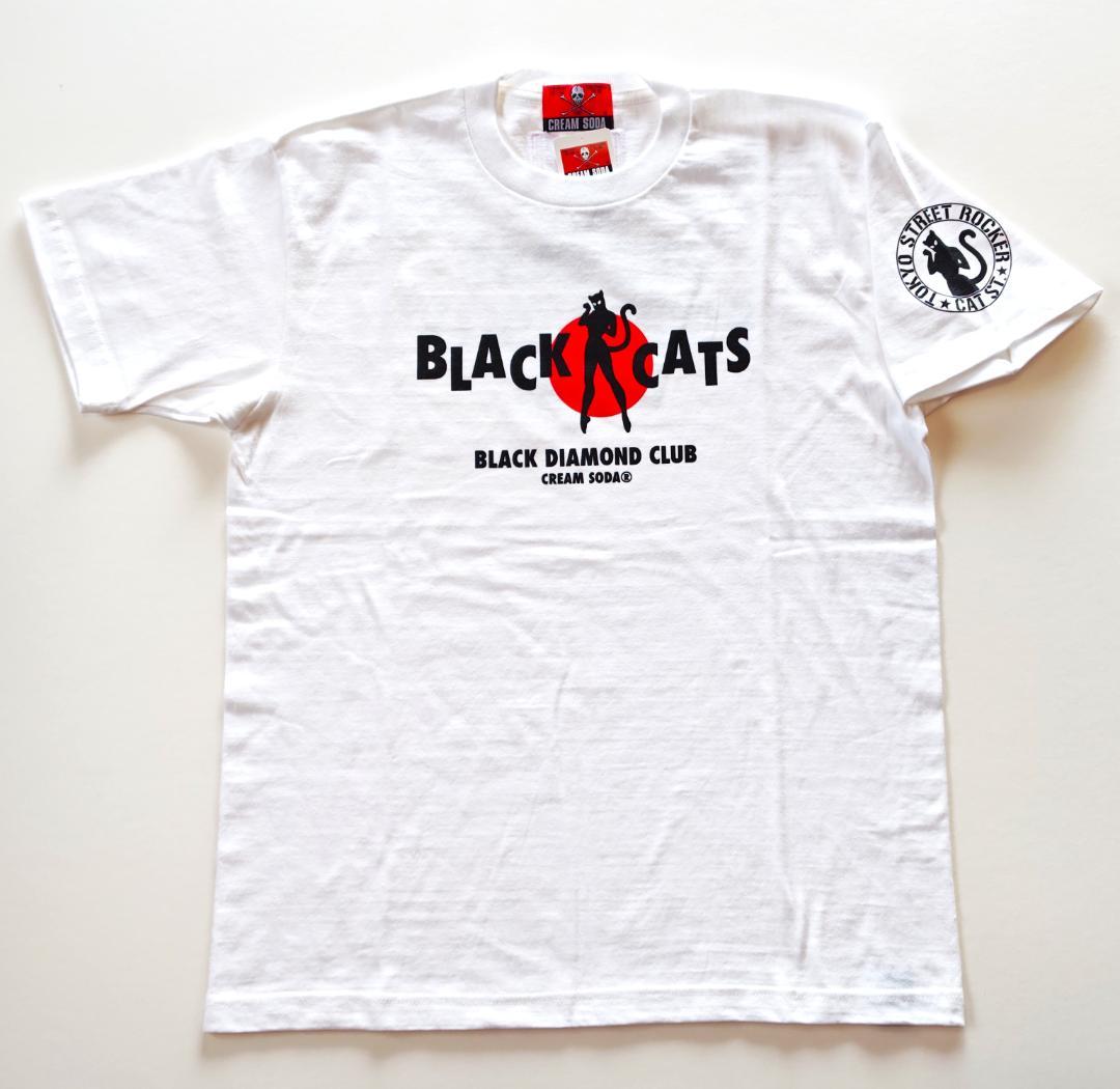 新品】ピンクドラゴン/Cream Soda ブラックキャッツ Tシャツ(L) - メルカリ