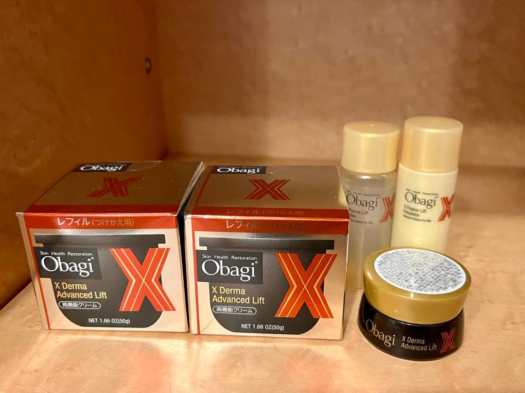 オバジX ダーマアドバンスドリフト 50g つけかえ用レフィル 2個　おまけ付き