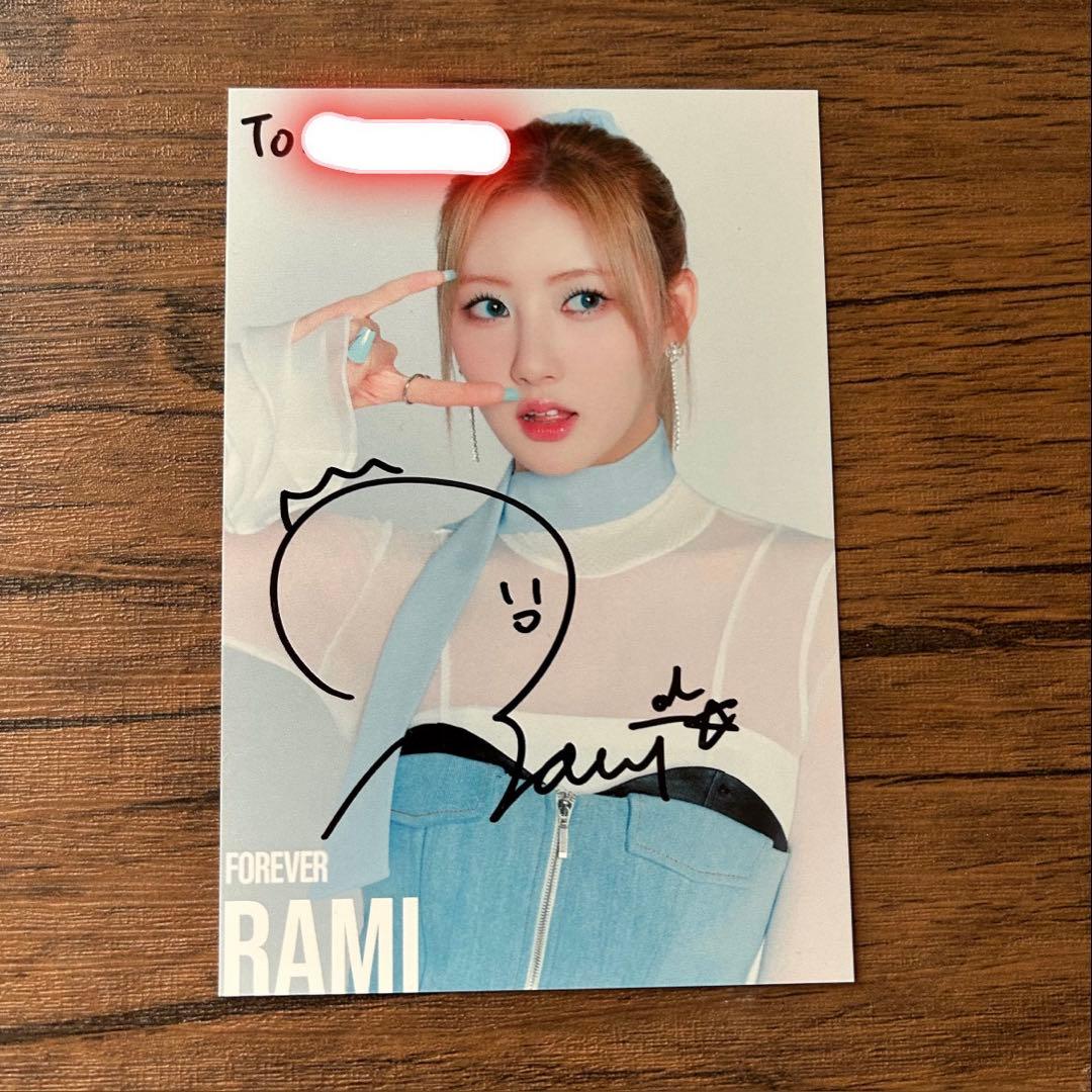 BABYMONSTER ラミ RAMI 直筆サイン入りポストカード - メルカリ
