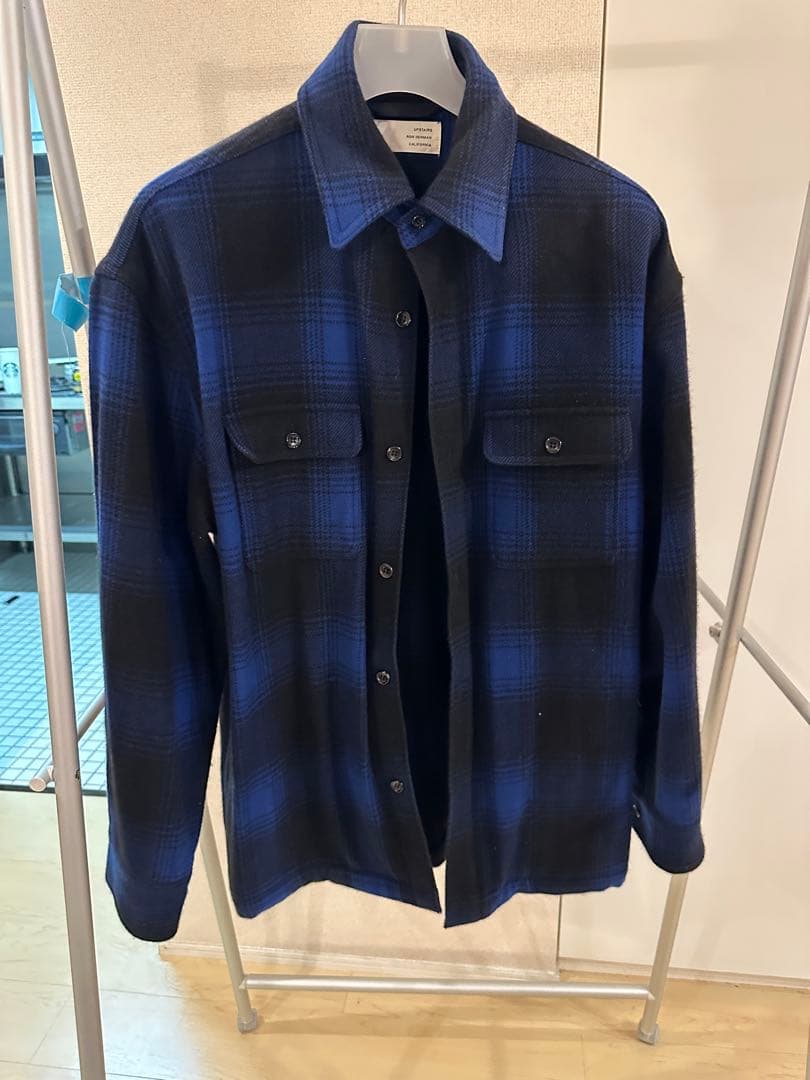 ロンハーマン　チェック柄 カシミア長袖シャツ Ron Herman California Brushed Plaid Shirt News｜Ron Herman