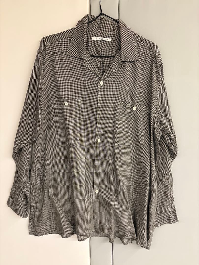 週末価格MAATER & SONS長袖シャOPCOLLAR SHIRTSサイズ3