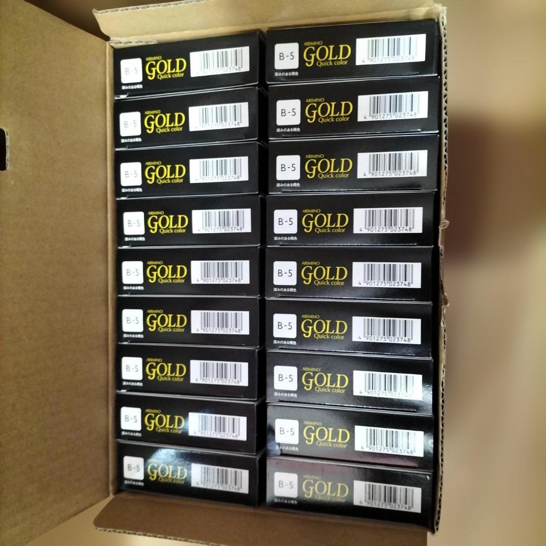 【未使用品】アリミノ ゴールドクイックカラー B-5/18点セットまとめ買い
