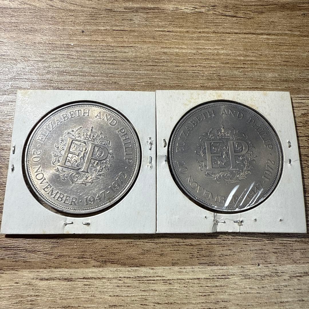 21】​イギリスのエリザベス女王とフィリップ殿下の結婚25周年の記念