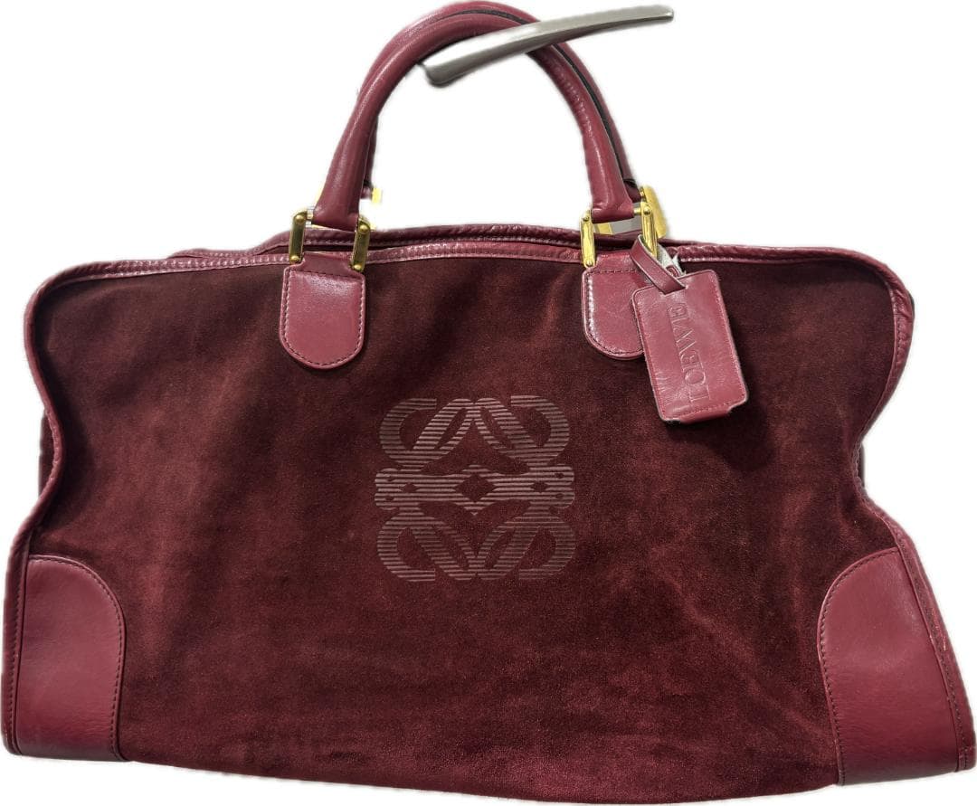 ☆ロエベ　ボストンバッグ☆ビンテージ品　26cm×13cm×58cm　YF0