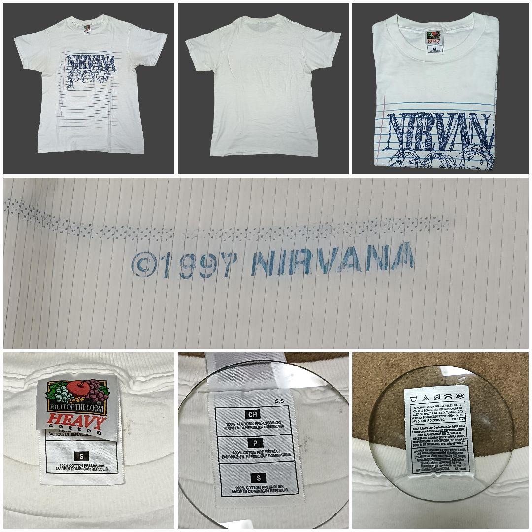 当時物 90s NIRVANA Tシャツ カートコバーン 直筆　イラスト
