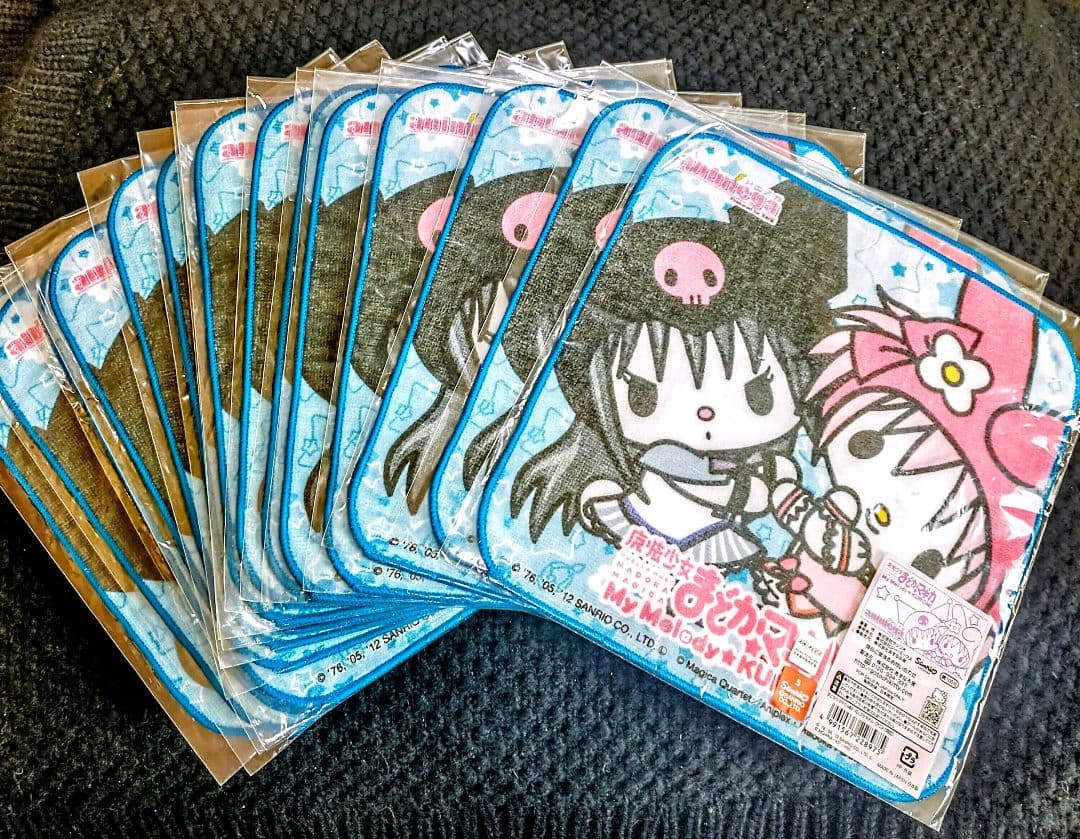 魔法少女まどか☆マギカ マイメロディ&クロミ プチタオル サンリオ15枚