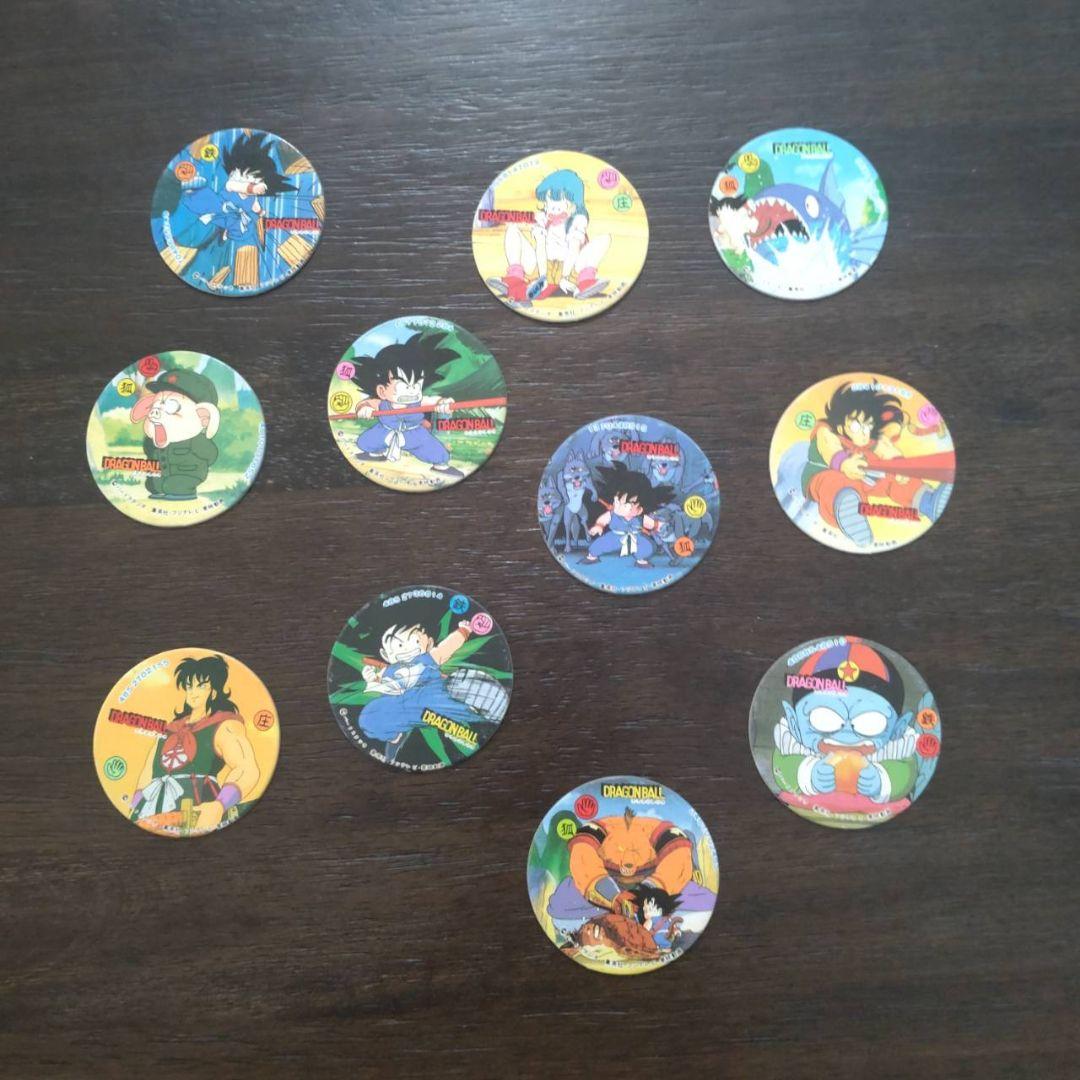 昭和レトロ】ドラゴンボール 初期 メンコ 11枚 80年代 ヤムチャ ブルマ