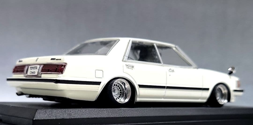 1/43　GX61　クレスタ改　　フォーカス　アルミ製　深リム　引っ張りタイヤ