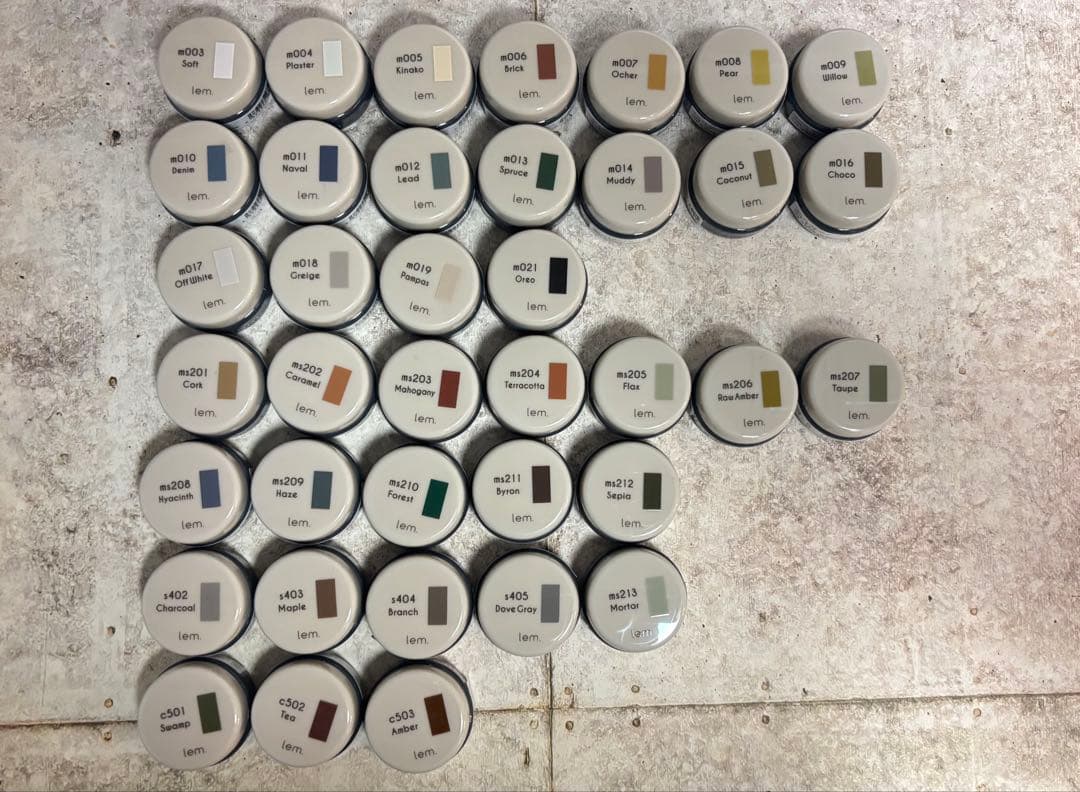 lem. カラージェル 38色セット レム　ジェルネイル 楽天市場】lem. レム カラージェル 全13色 3g s401~s413 ジェルネイル