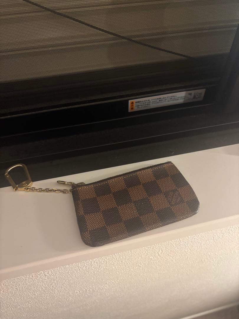 未使用 Louis Vuitton ダミエ ポシェットクレ ケース