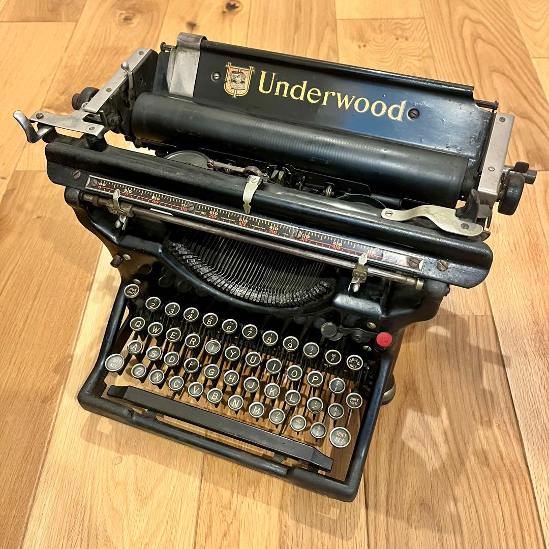【アンティーク】アンダーウッド No5 タイプライター UNDER WOOD