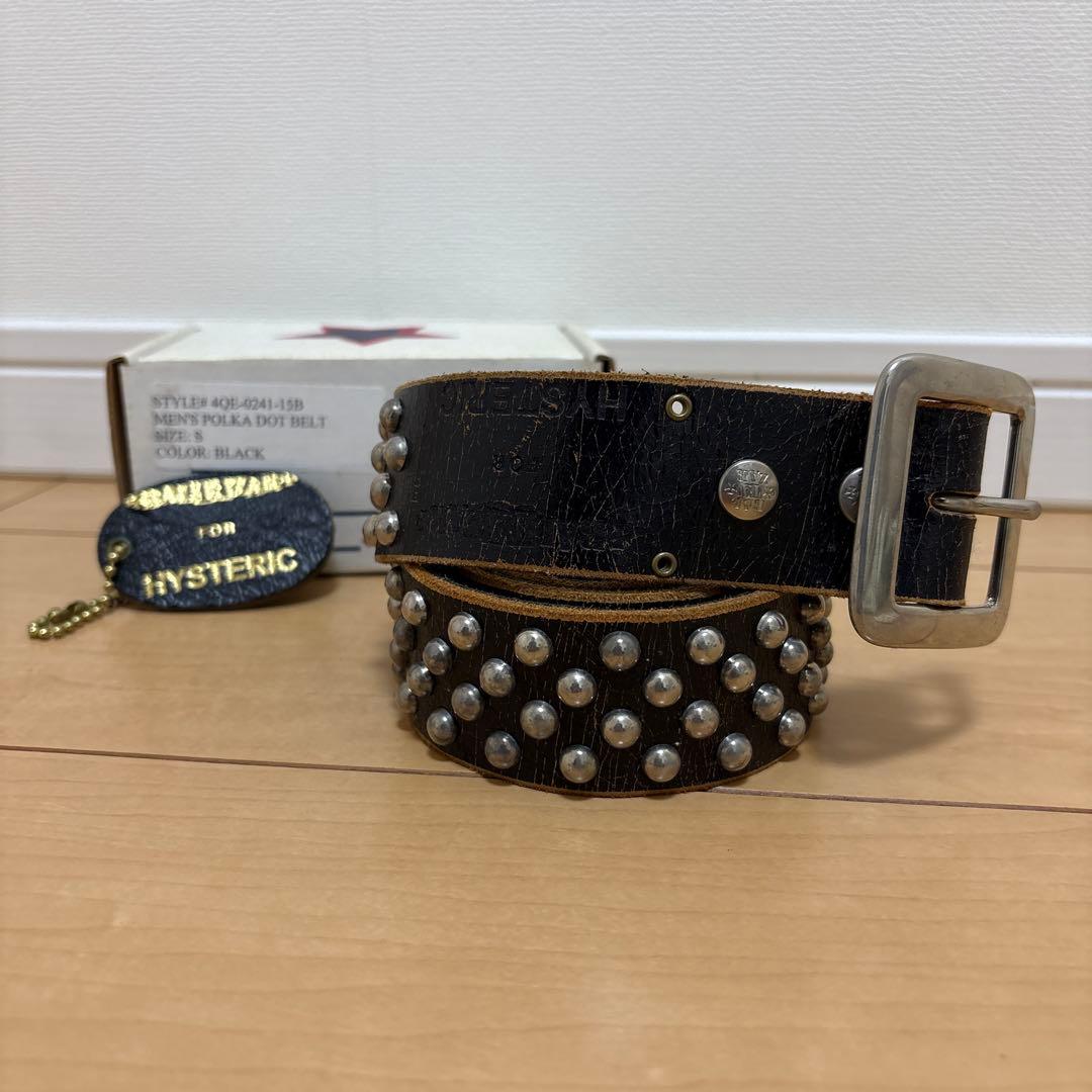 【美品】HYSTERIC GLAMOUR メンズ　BALTAZARベルト　黒　S