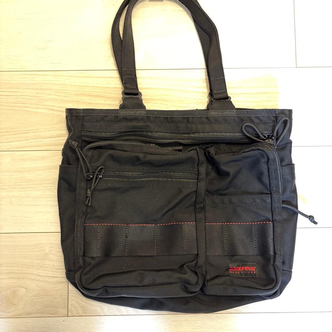 briefingブラック トートバッグ