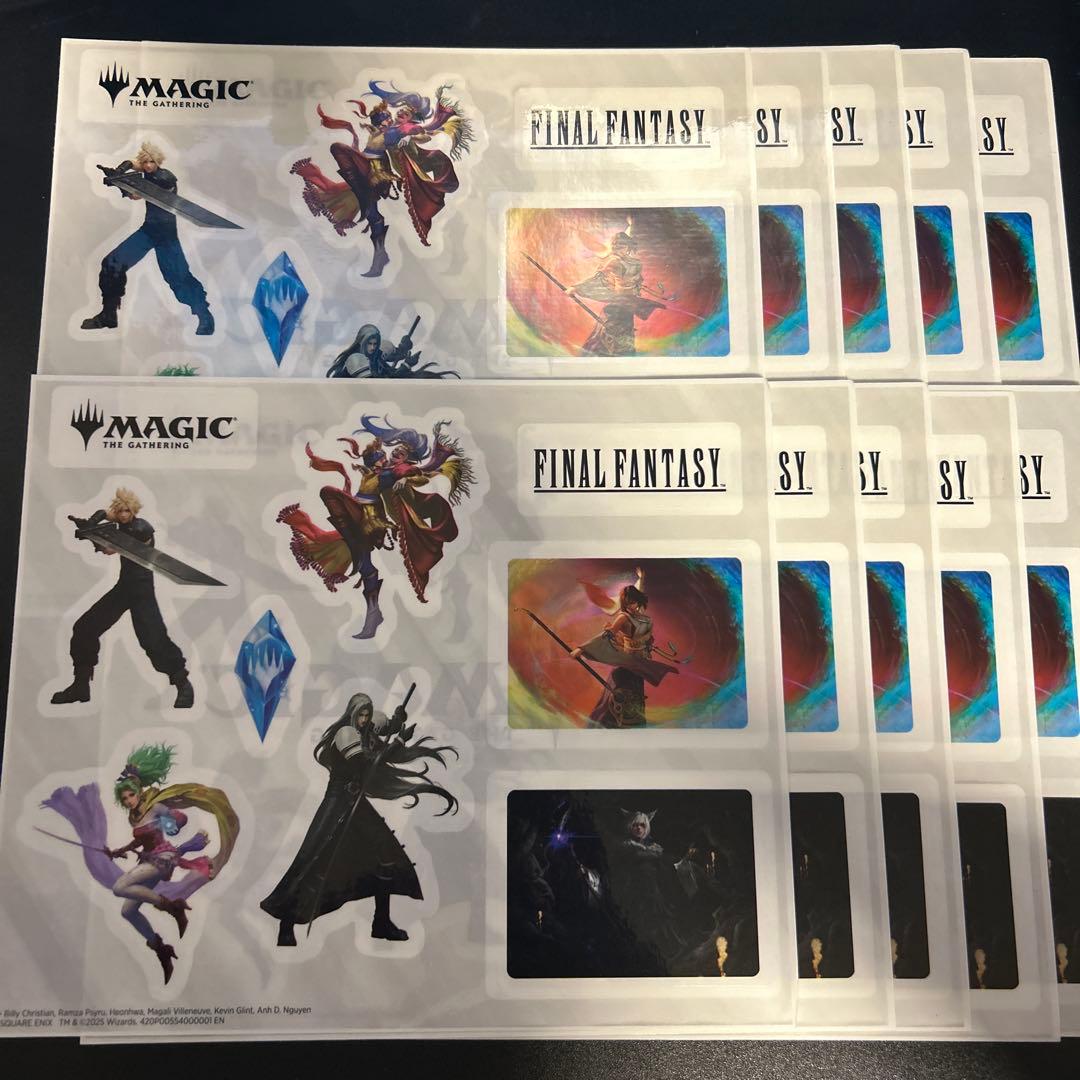 MTG FF ステッカー シール 10枚 グッズ-ステッカー】ファイナルファンタジーIX 25th ANNIVERSARY