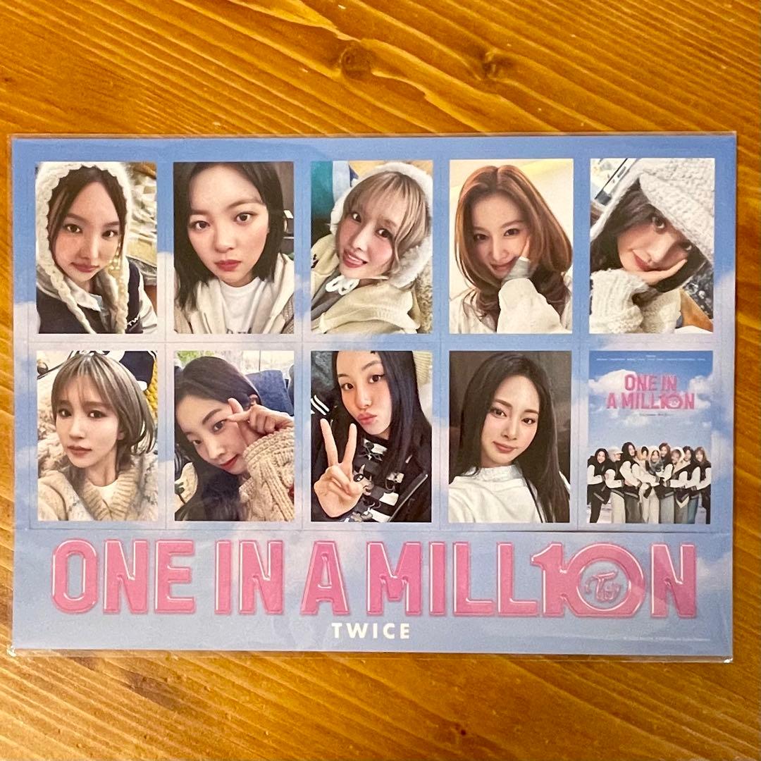 TWICE 映画 ONE IN A MILLION 入場特典カード - メルカリ