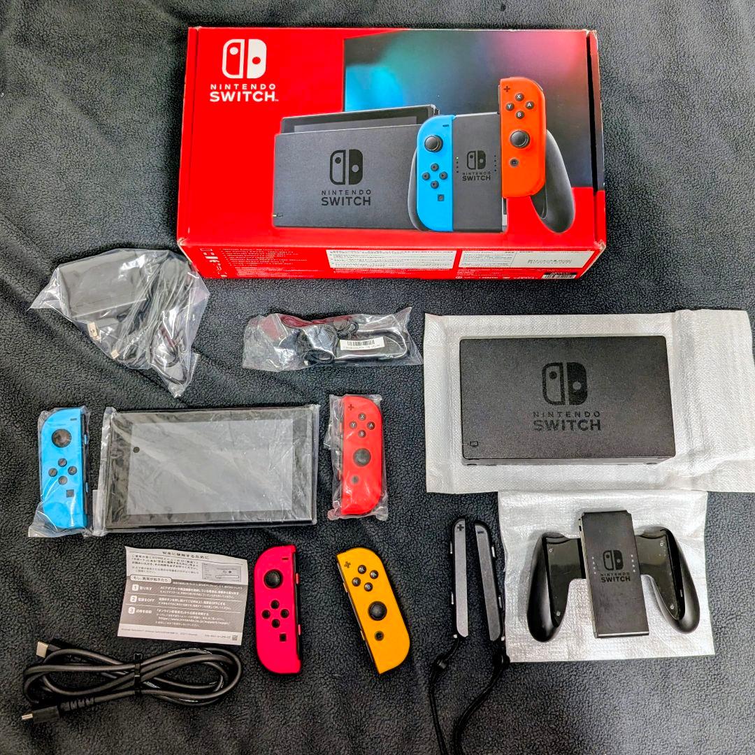 Nintendo switch 本体 + ネオンjoycon