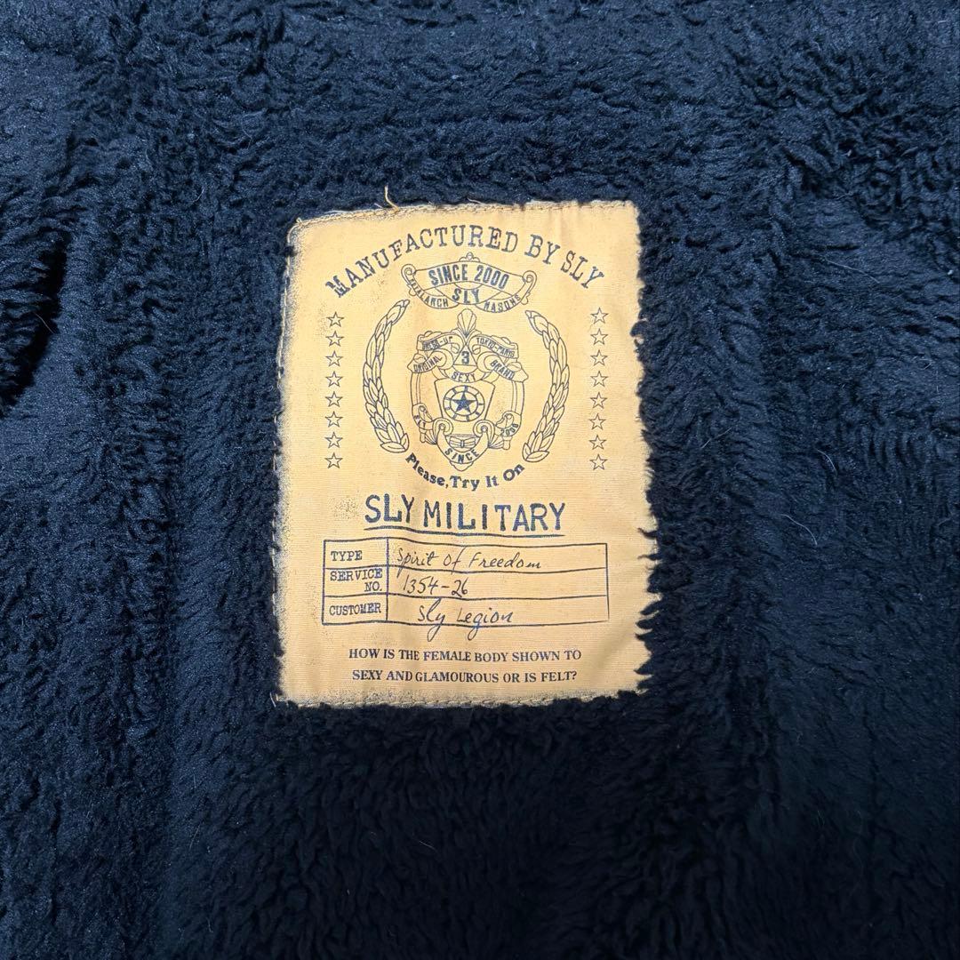 SLY 2way ファー付き バックルジャケット 平成ギャル ダークコア y2k