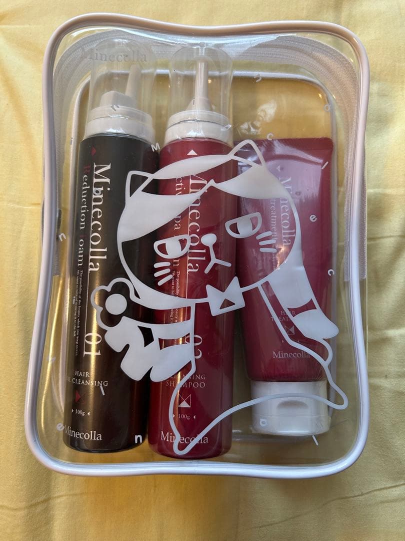 Minecolla ミネコラ　パーフェクト3 3ステップセット　ポーチ付き