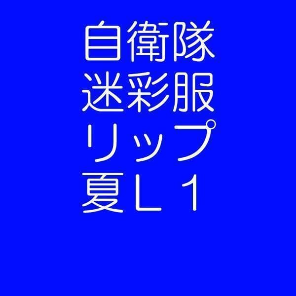 夏Ｌ１ 陸上自衛隊 リップストップ 迷彩服　　陸自 コンバットシャツの元に