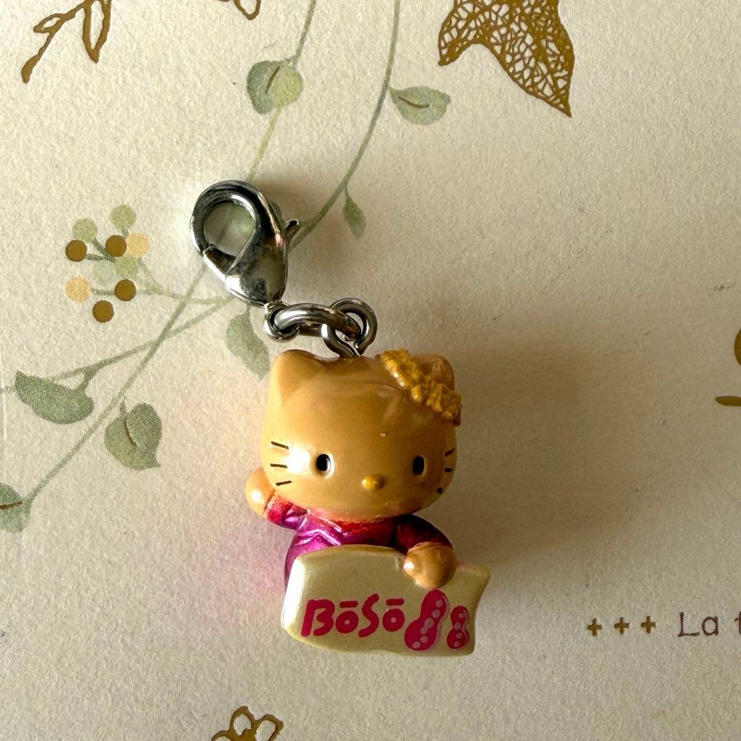 可愛い♡日焼けご当地キティ☆千葉房総限定ストラップチャーム根付