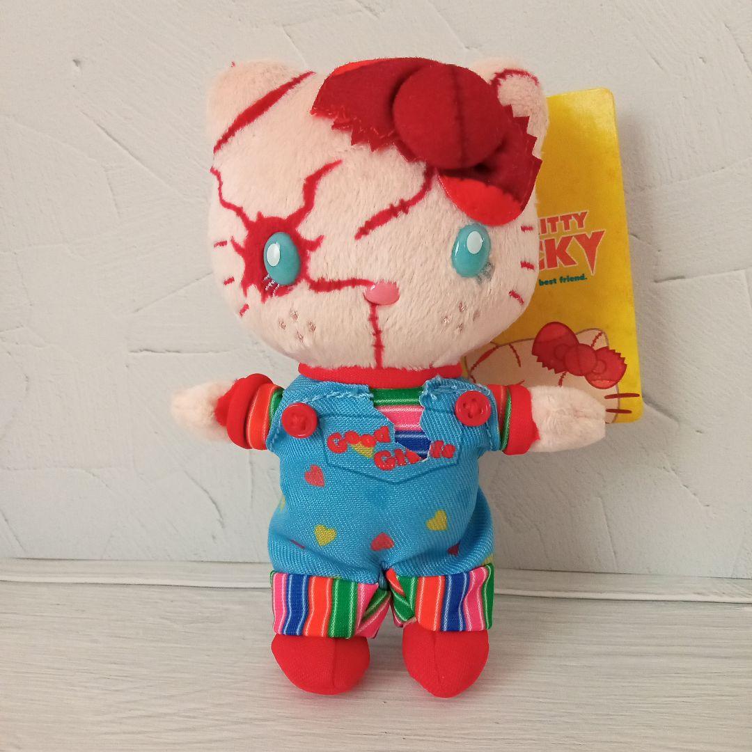 USJ キティ ぬいば ハロウィン チャッキー コラボ ぬいぐるみ