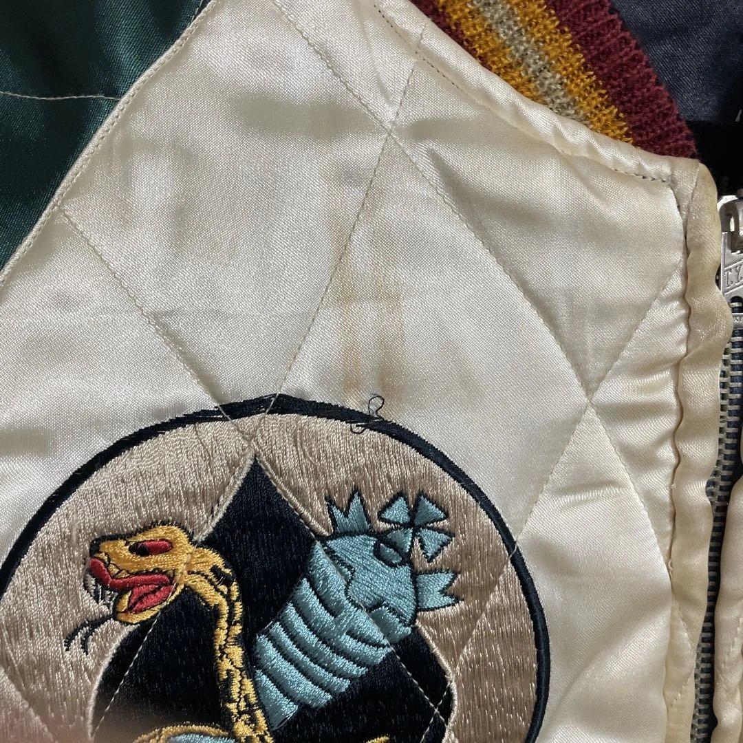 髑髏×U.S.NAVY ドクロ　テーラー東洋　スカジャン